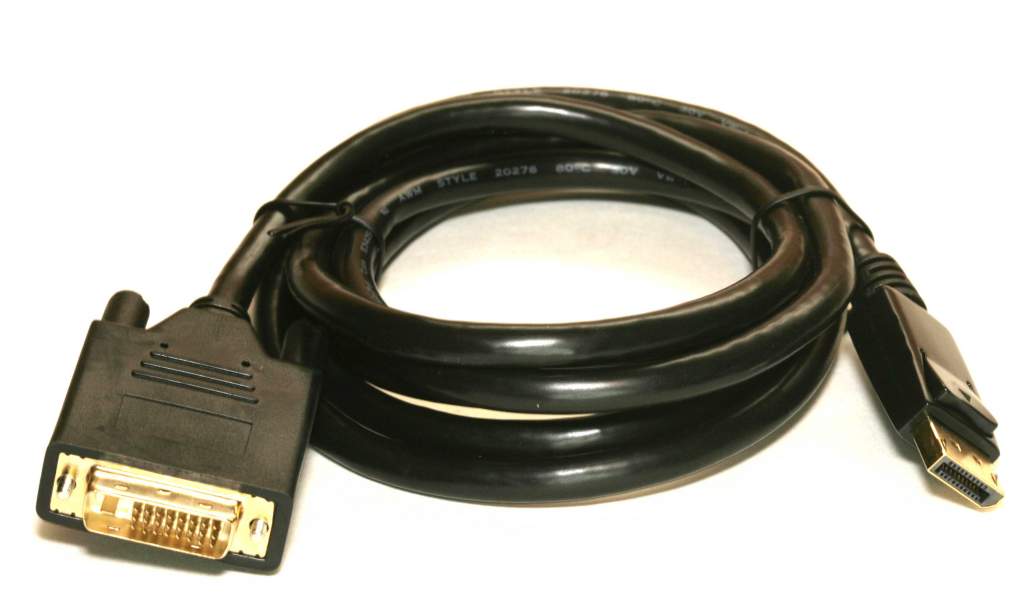 DisplayPort Male to DVI-D Male 3 Meter Cable Premium 10 Feet