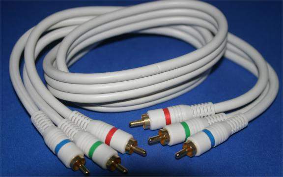 HDTV COMPONENT VIDEO DIGITAL TV TRIPLE RCA SHIELDED 3FT