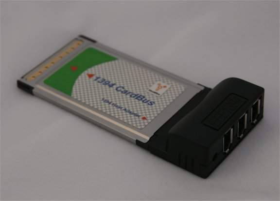 PCMCIA CARDBUS TRIPLE Port FIREWIRE
