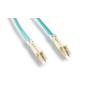 10Gb Duplex Multimode 50 125 OM4 Fiber Optic Patch Cable LC-LC Aqua 1M